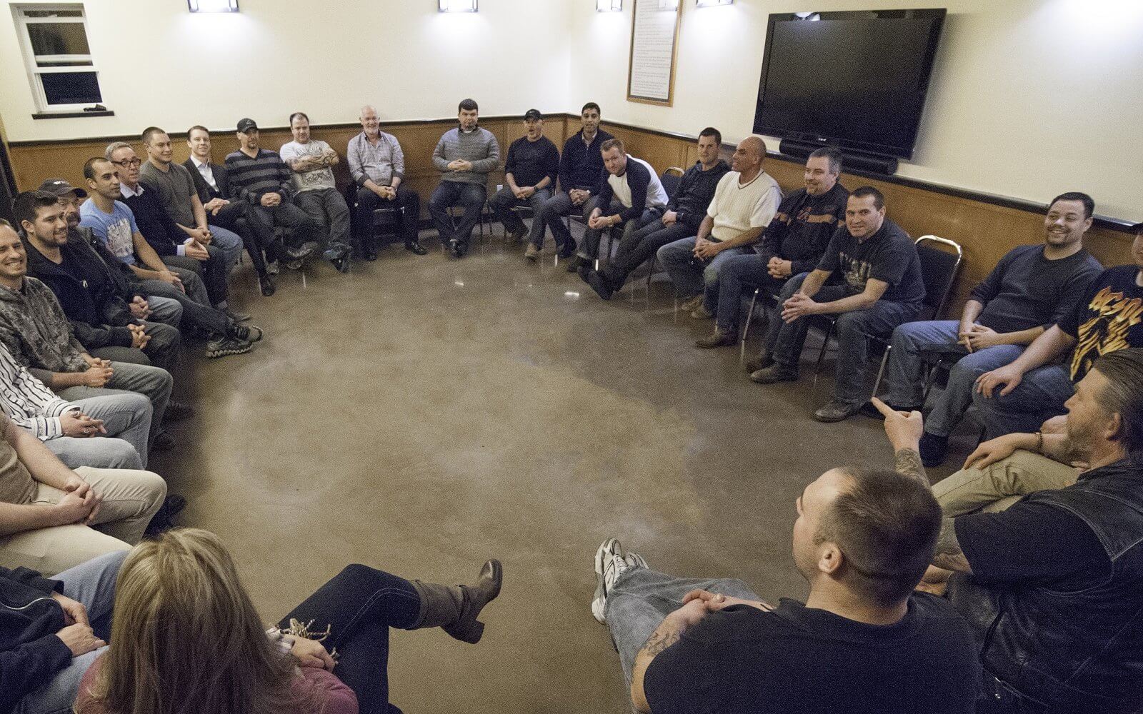 addiction support group for clients